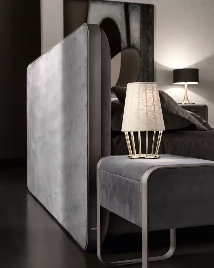 Elvis Bedside Table by Cantori, organic modern nightstand