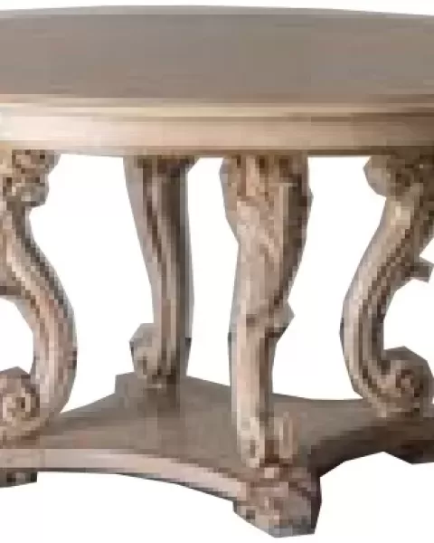 Gran Guardia Round Table with Carved Legs by Francesco Pasi, Gran Guardia classic dining table