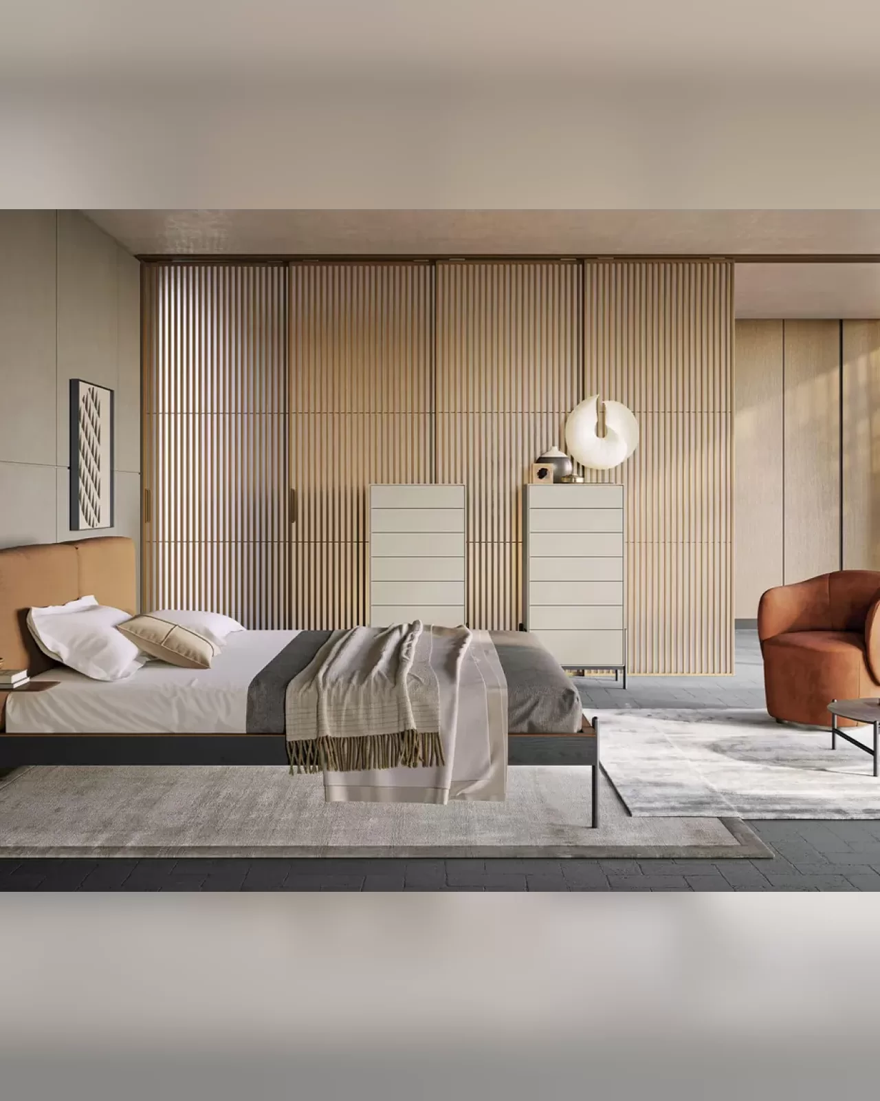 Letto Supernova, arredamento moderno per la camera da letto