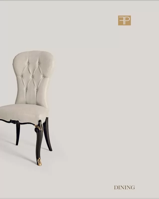 Opera Upholstered Chair by Francesco Pasi, luxury dining chairs