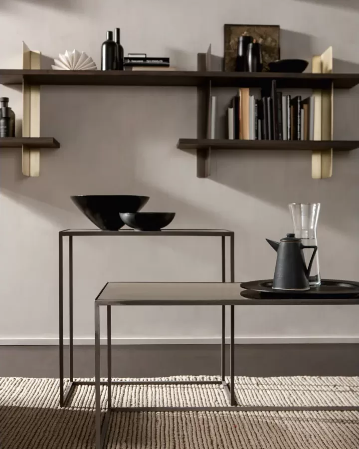 Narciso Rectangular Coffee Tables by Cantori, rectangular coffee table set of two