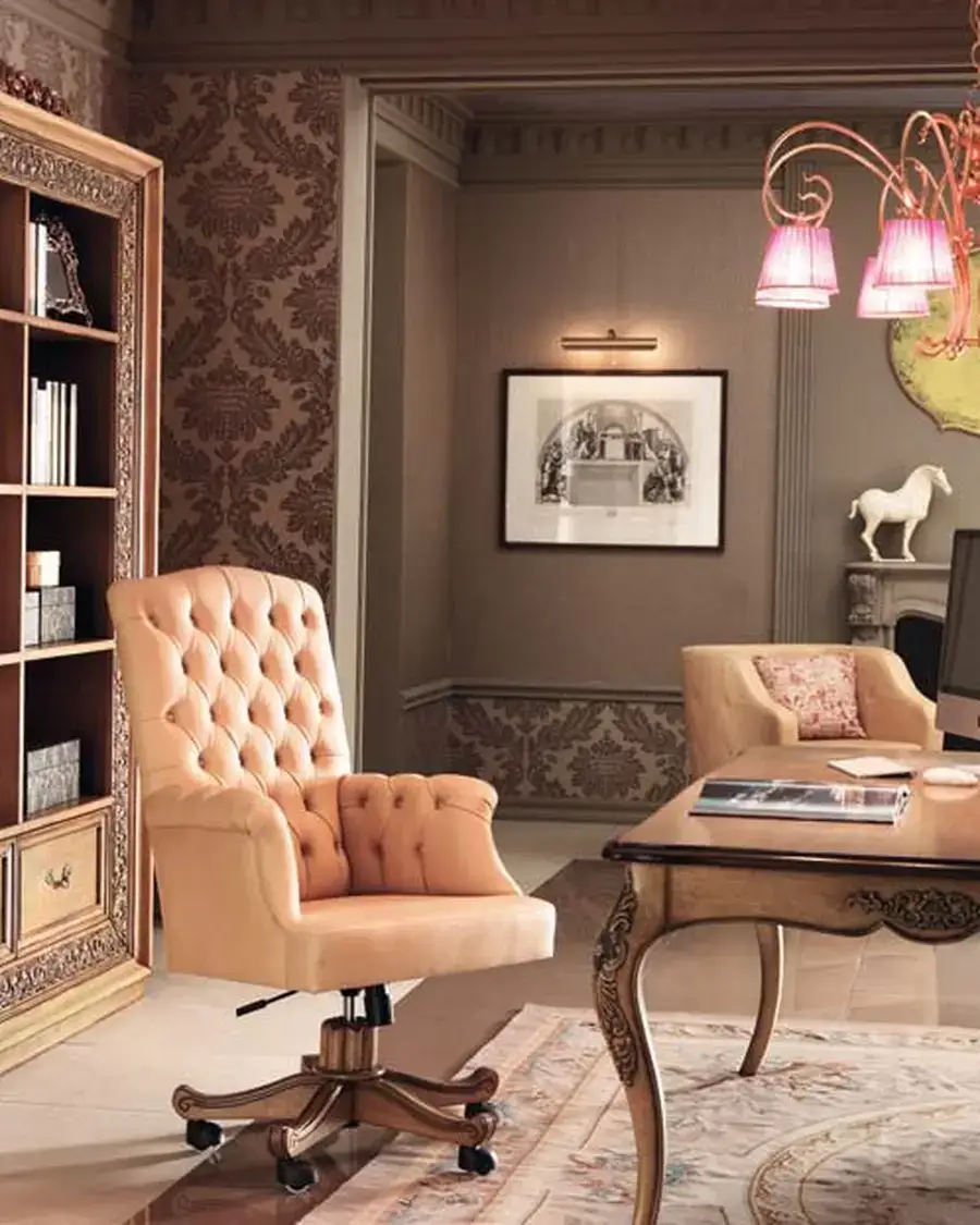 Gran Guardia Armchair 2042 by Francesco Pasi, armchair across from a coffee table