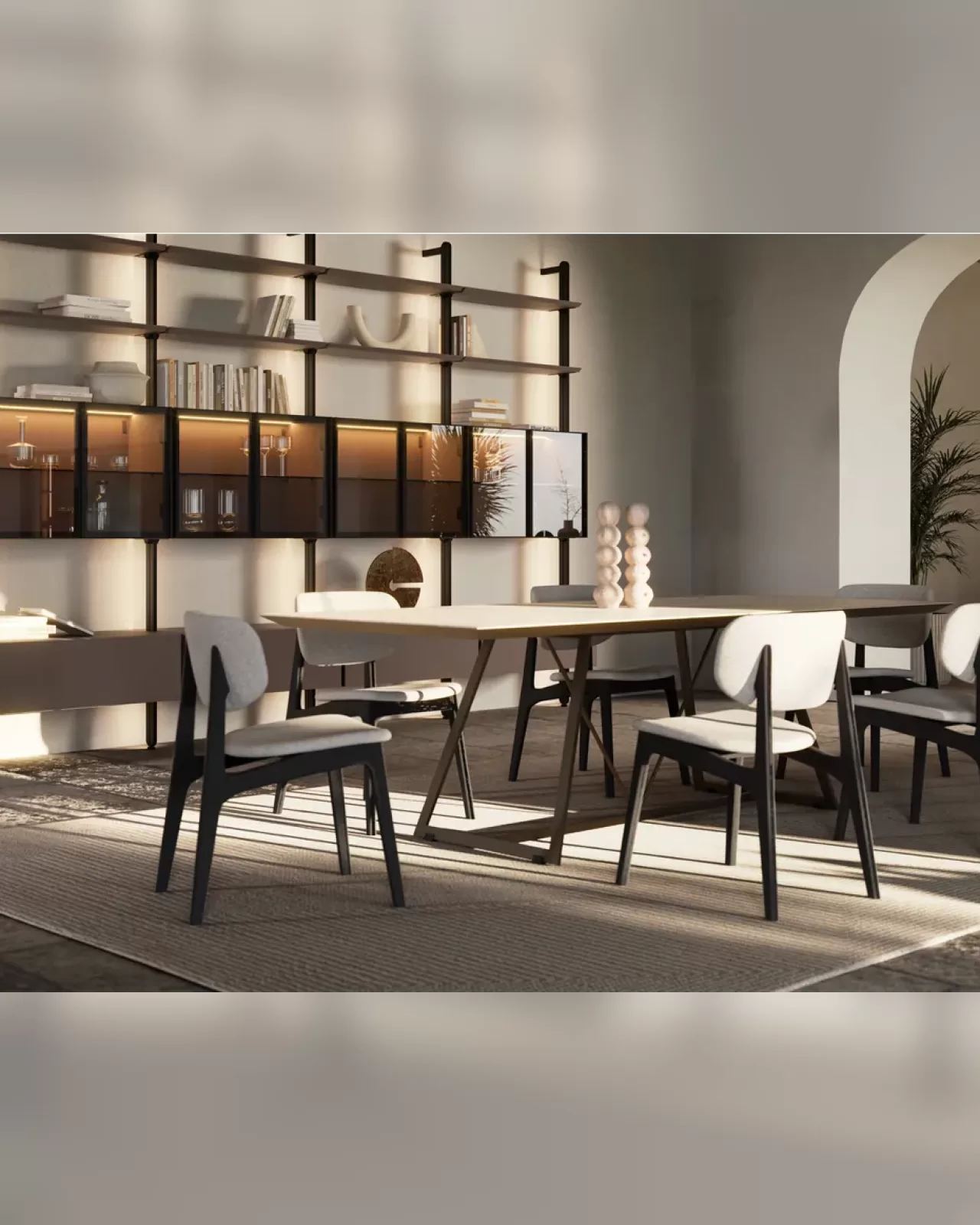 Float Dining Chair by Dall'Agnese, chair for a dining table and chairs