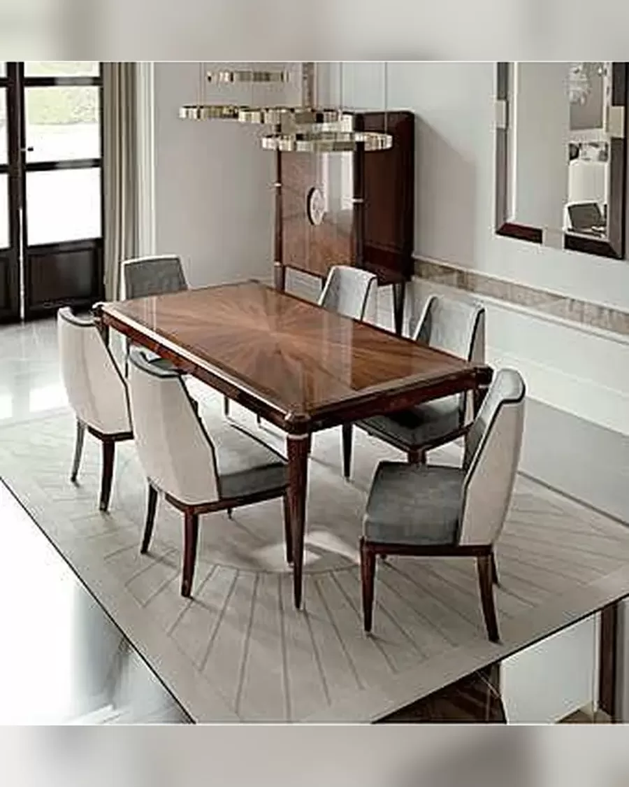 Ellipse Round Dining Table by Francesco Pasi, piece of a modern dining room