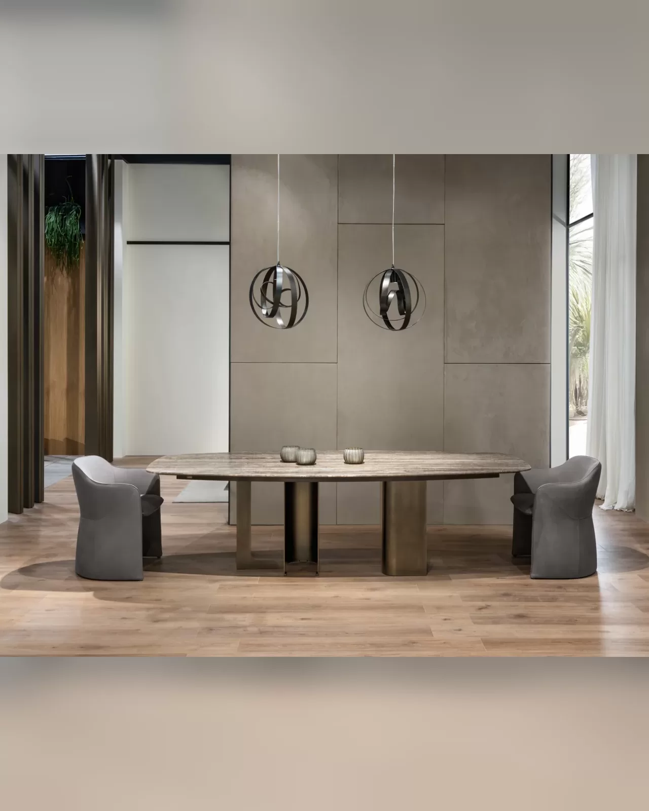Mirage 2 Dining Table, Cantori Italian furniture