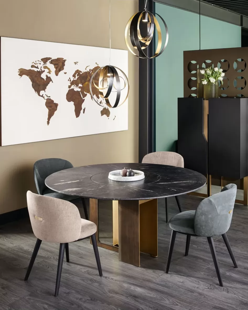 Mirage Round Dining Table by Cantori, round dining table
