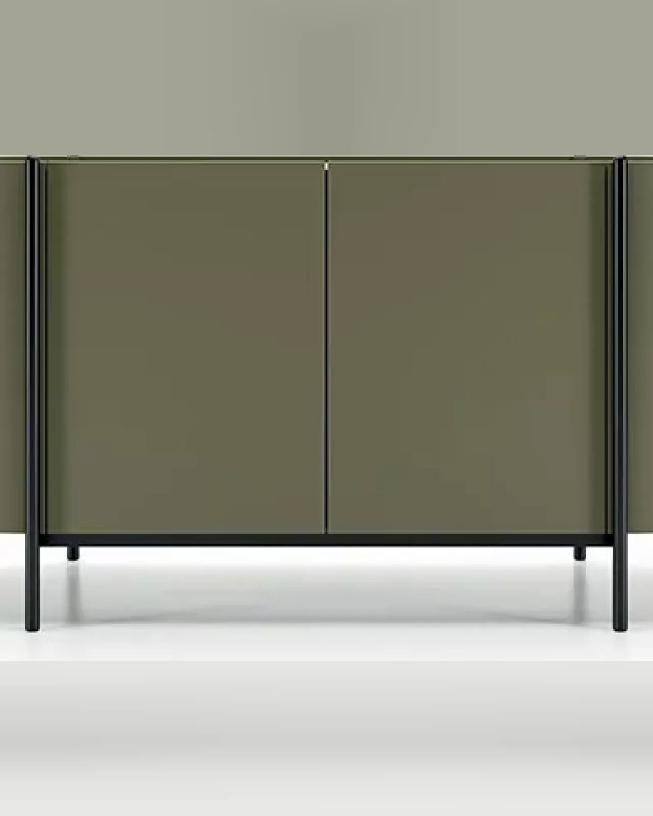 Supernova Sideboard by Dall'Agnese, sideboard cabinet with curved sides