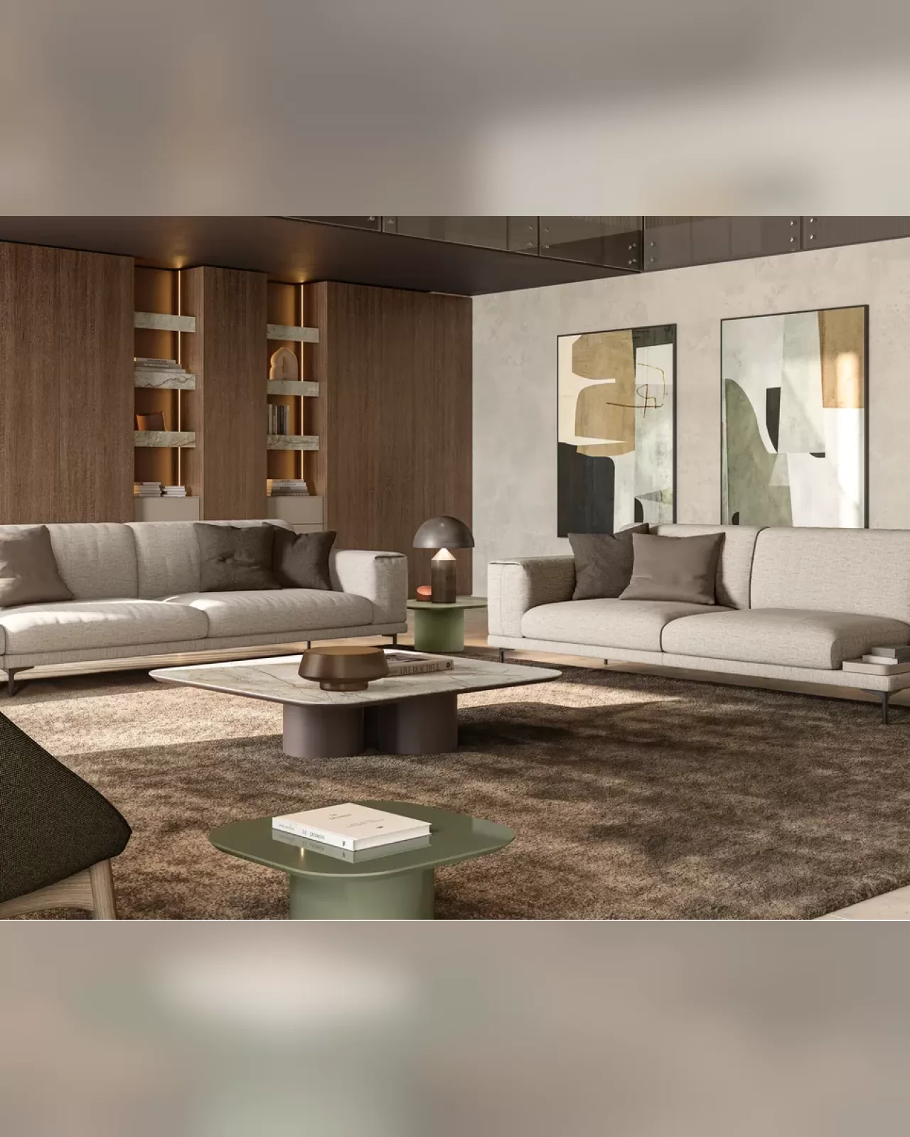 Poldo Sofa by Dall'Agnese, designer sofa, made to order in Italy