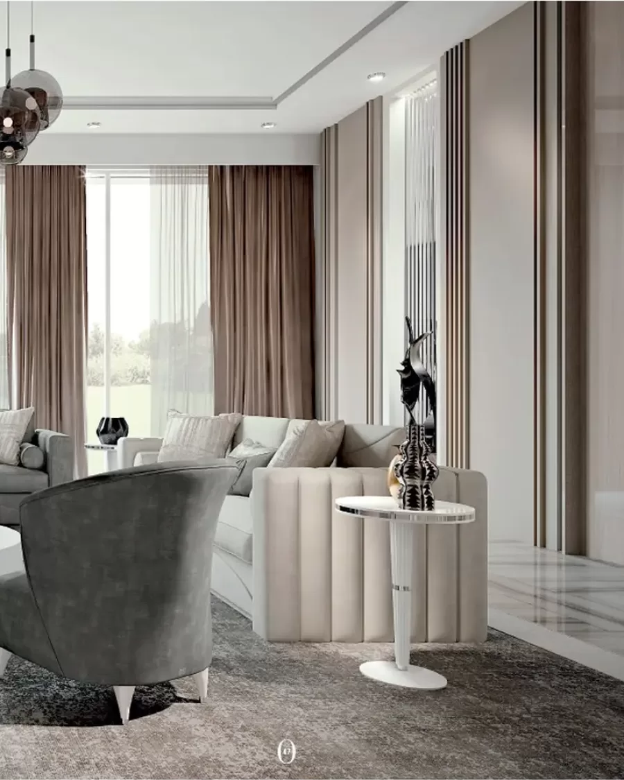 Ellipse Sofa with Straight Arms by Francesco Pasi, to pair with an L shaped couch