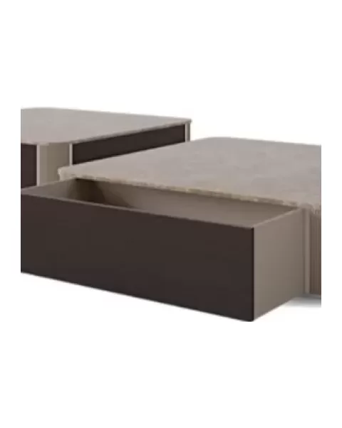 Icon Square Coffee Table by Francesco Pasi, coffee table between the sofa and the TV unit