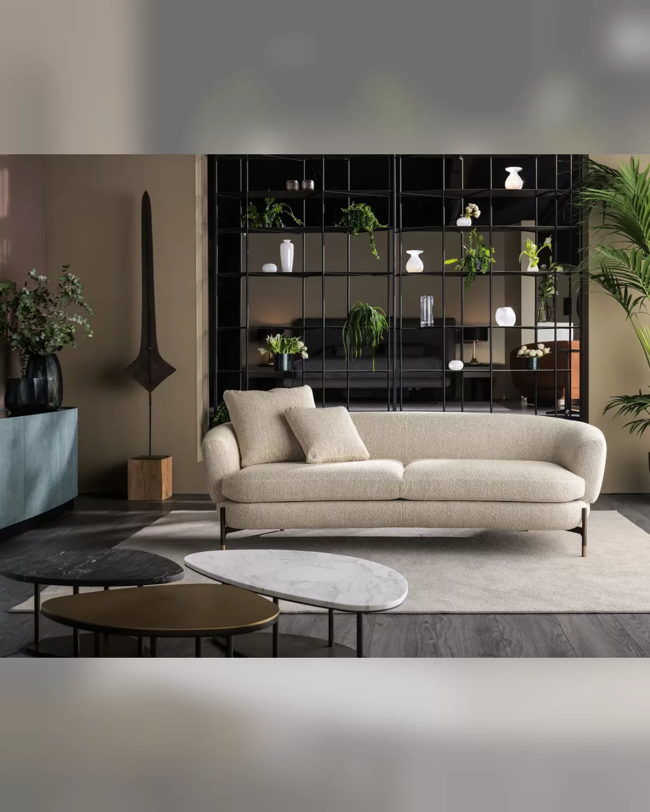 Miami Sofa by Cantori, living room luxury sofa