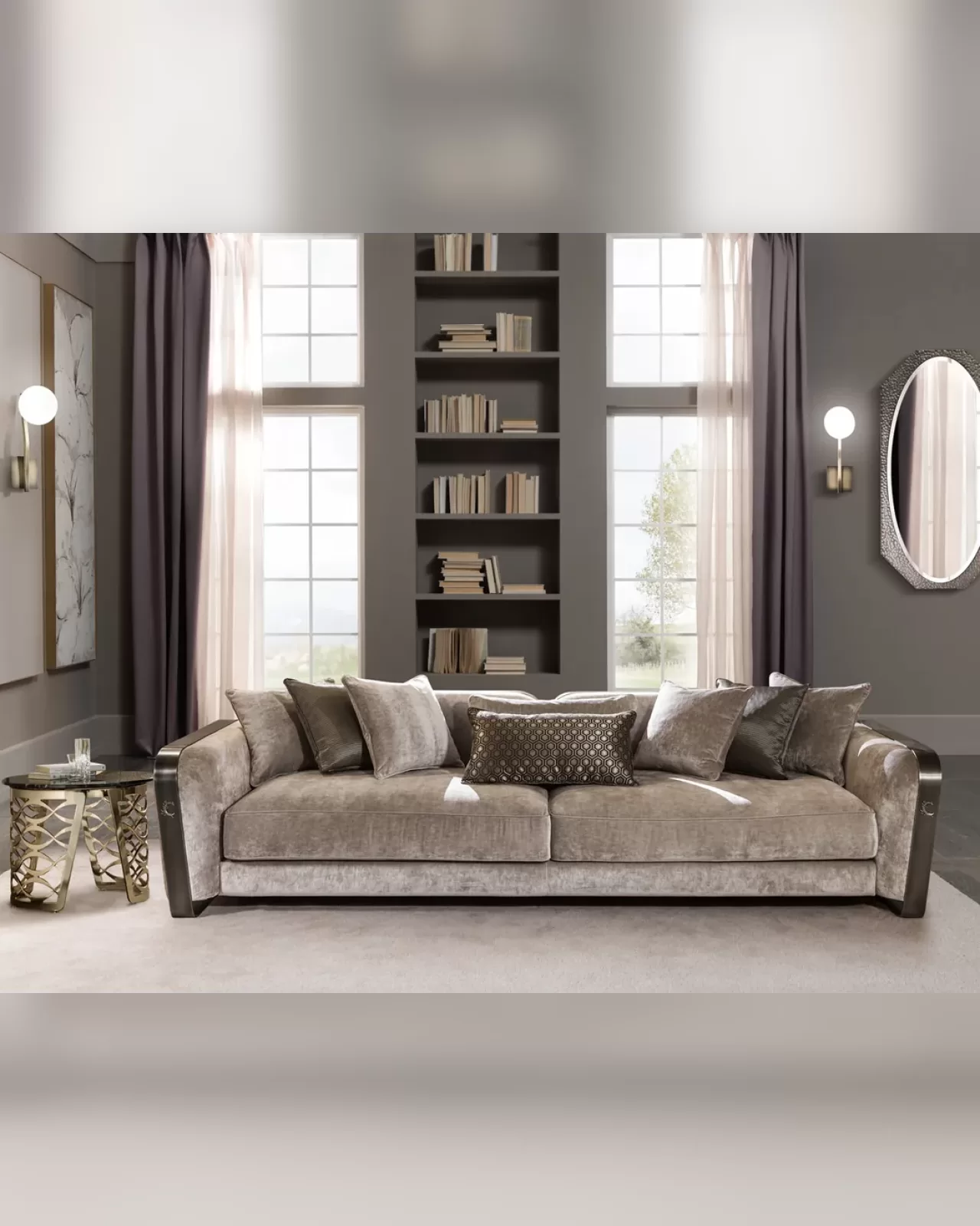 Voyage Sofa by Cantori, living room luxury sofa