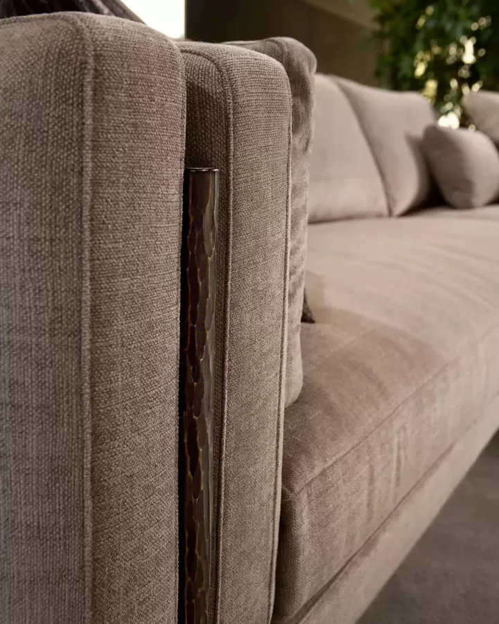 Shanghai Angular Sofa by Cantori, luxury couch for the living room