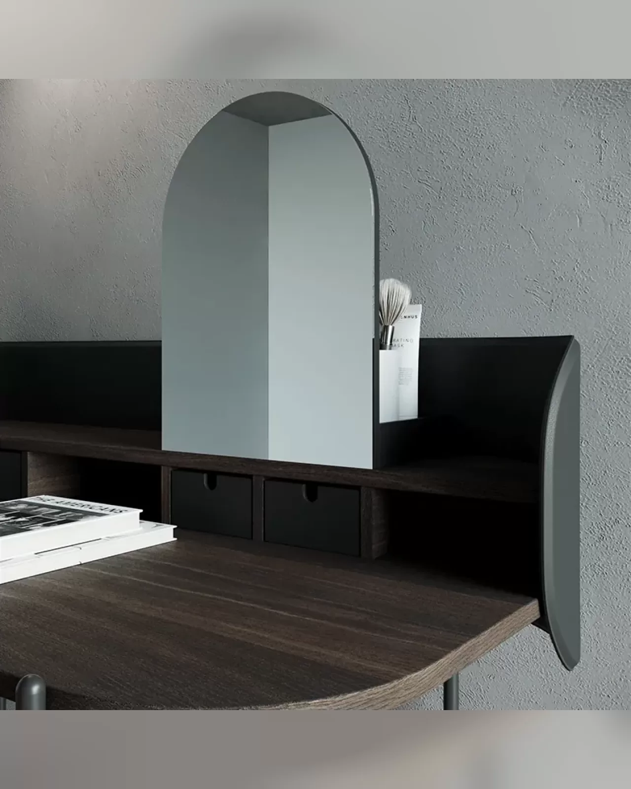Nebula Mirror by Dall'Agnese, contemporary Italian mirror