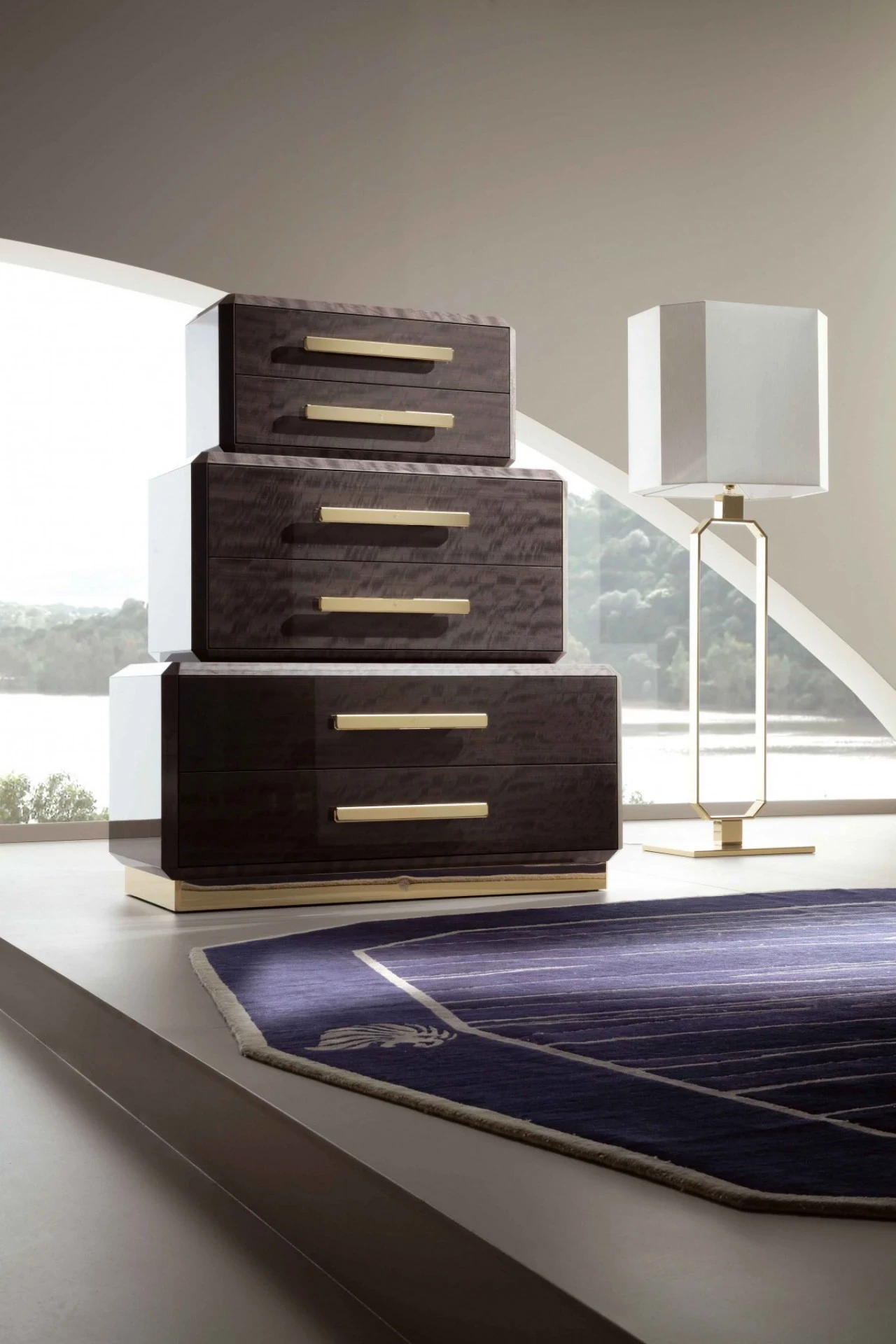 Infinity Quilted Bed, image 4 of 8, coordinated Italian furniture collection