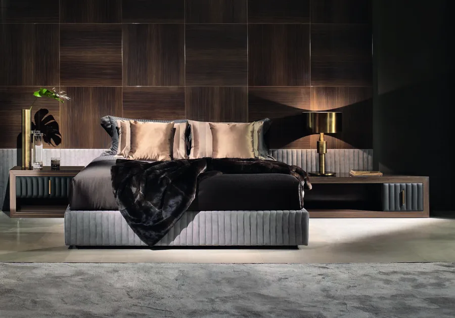 Letto Voyage di Signorini & Coco, letto imbottito di lusso