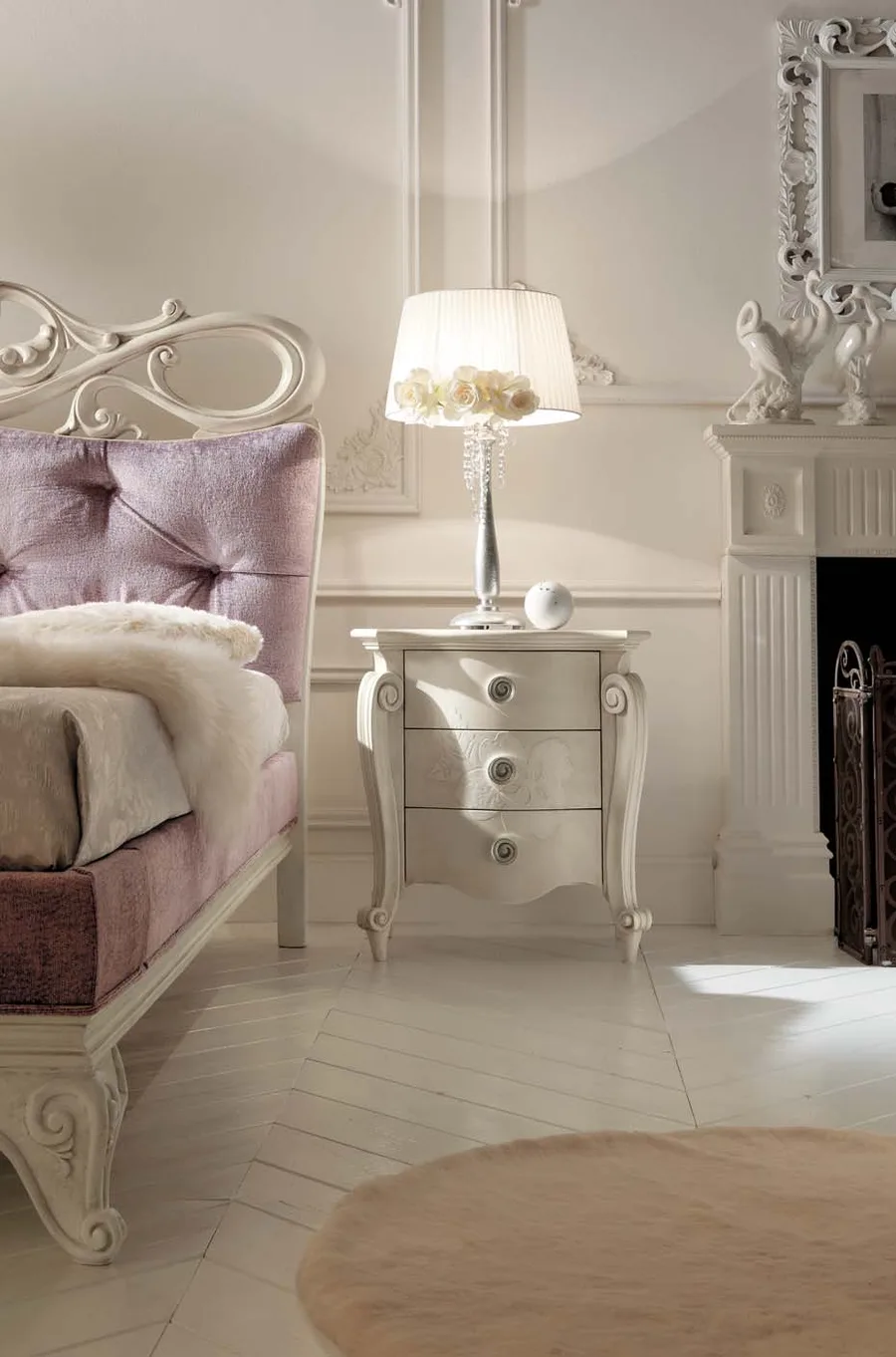 Letto La Vie En Rose di Avenanti, mobili di lusso per la camera da letto