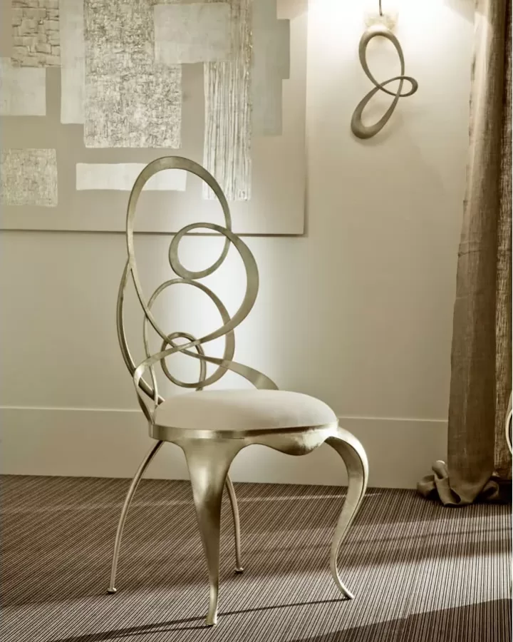 Ghirigori high-back dining chair by Cantori, Cantori furniture