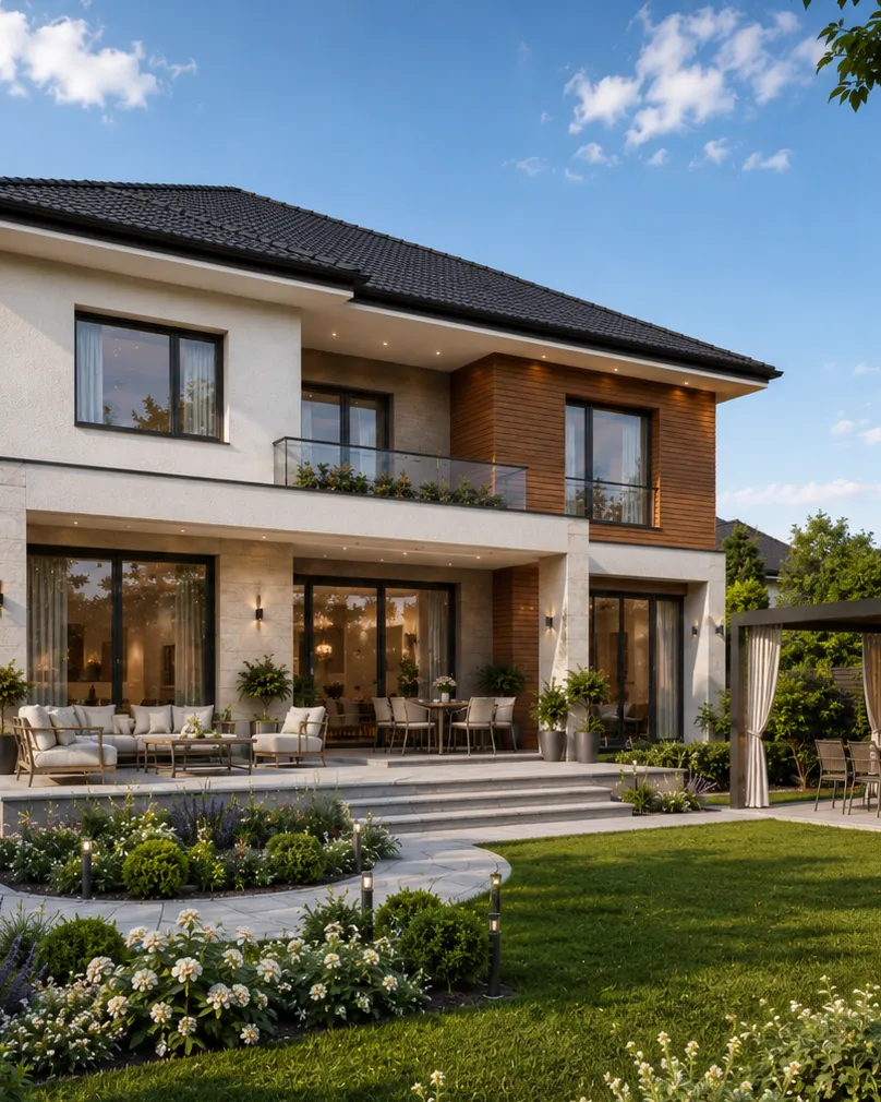 Home exterior and facade design ideas, image 5 of 5, by Nobili Design