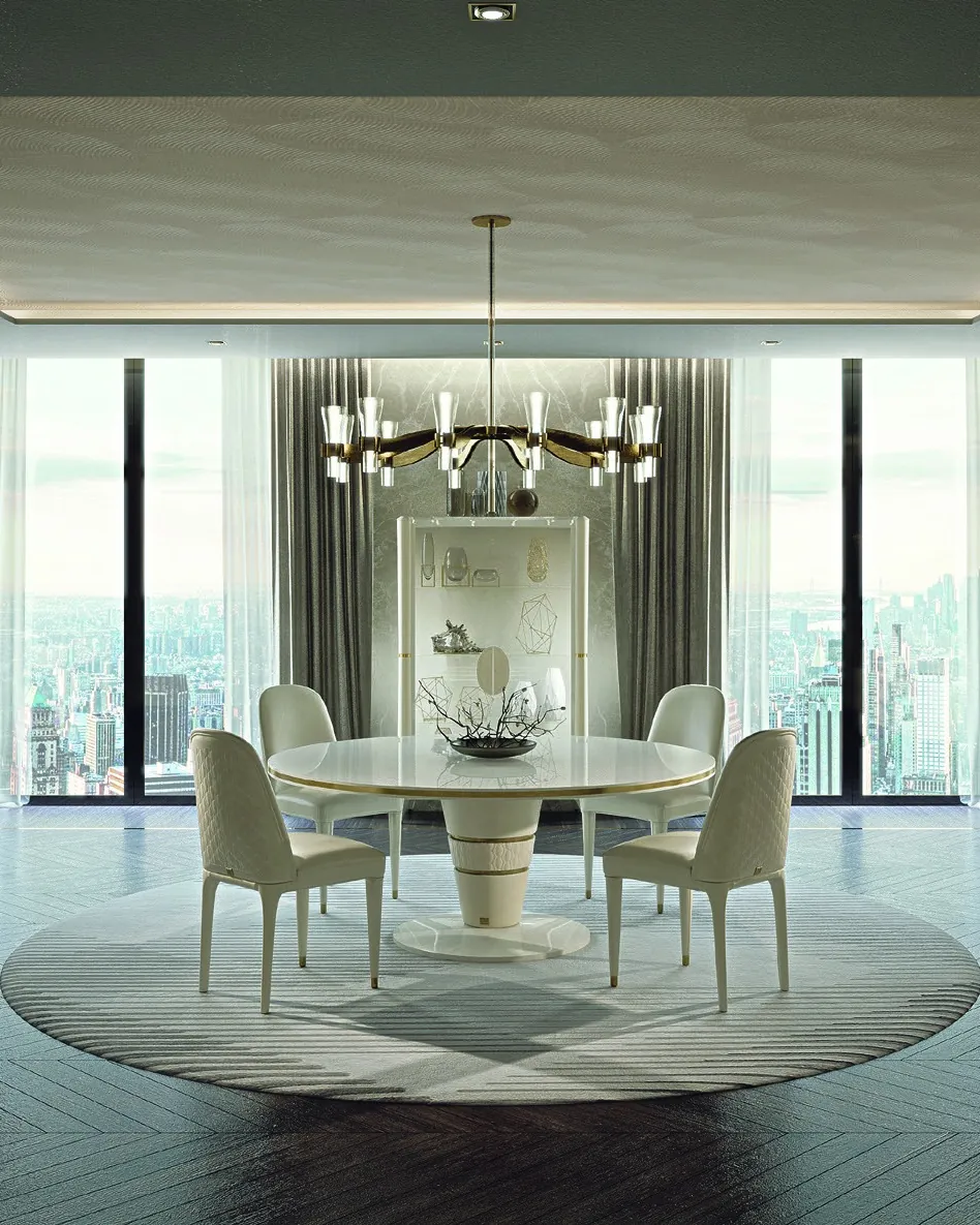 Ellipse Round Dining Table, image 3 of 3, Italian furniture by Francesco Pasi