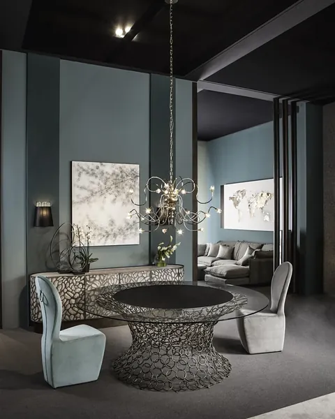 Composizione Bohemian Chic di Cantori, soggiorno moderno, idee di stile per un appartamento in città