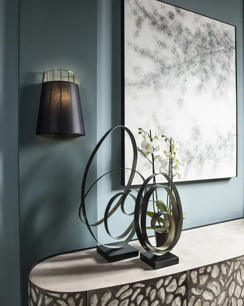 Composizione Bohemian Chic di Cantori, soggiorno moderno, un riferimento di design per una casa di famiglia