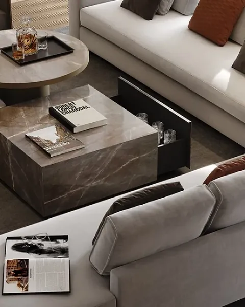 Nuvola living room by Epoque, Modern Living Room Furniture, made to order in Italy