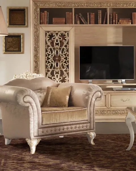 Francesco Pasi Classic, soggiorno classico, una selezione italiana di lusso per un salotto di rappresentanza