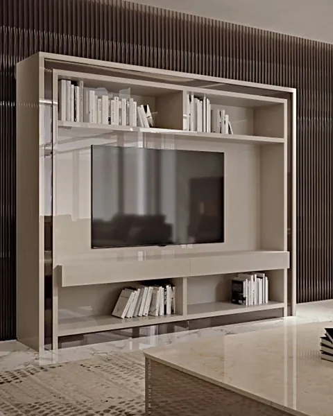 Porta TV Icon di Francesco Pasi, design italiano per il soggiorno moderno