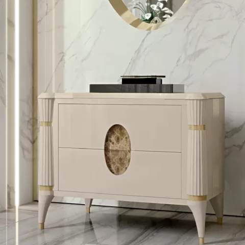 Ellipse Bedside Table