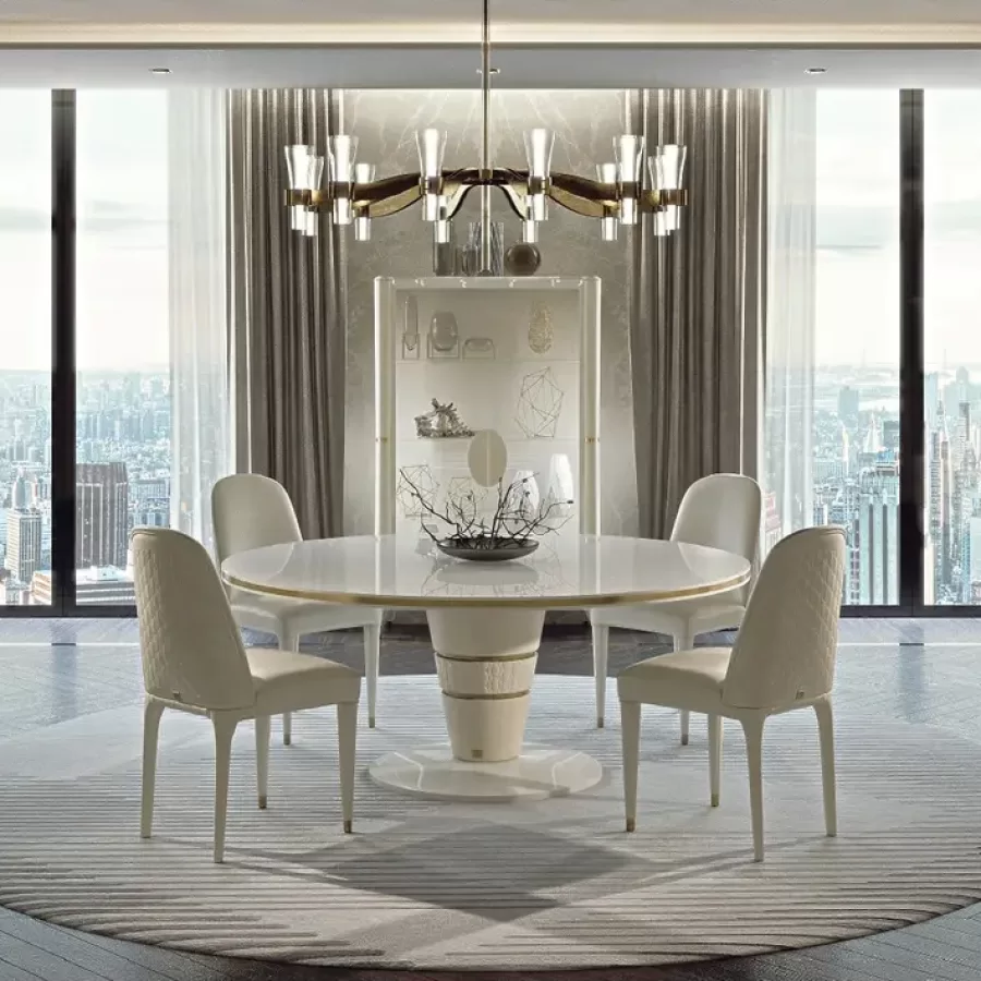 Ellipse Upholstered Dining Chair by Francesco Pasi, dining chair, 50 cm wide