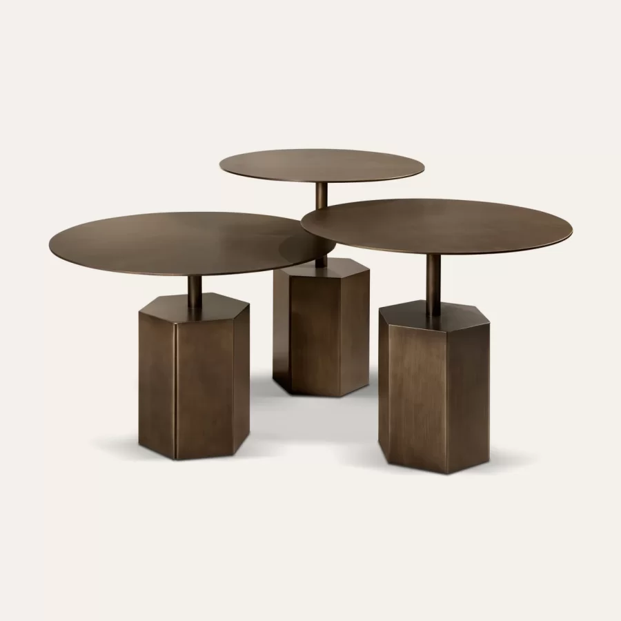 Esagono Coffee and Side Tables by Cantori, living room furniture