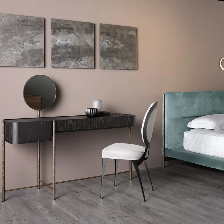 Shanghai Desk and Dressing Table by Cantori, luxury desk, 148 cm wide