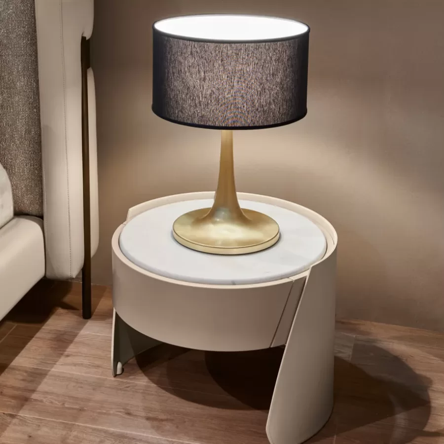 Sharon Bedside Table by Cantori, nightstand, modern bedside table, 53 cm wide