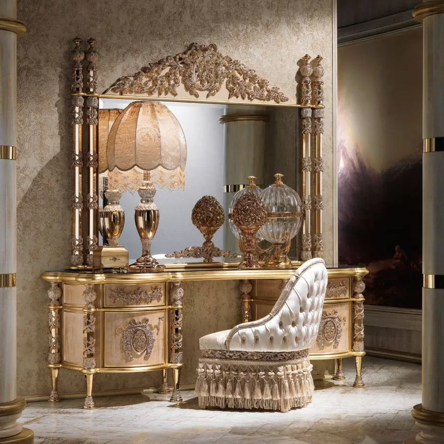 Royal Armchair with Metal Decoration RY005 by Cappelletti, accent armchair, 62 cm wide
