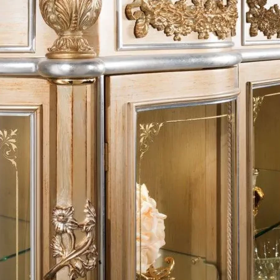 Royal Four-Door Showcase RY019 by Cappelletti, display cabinet, 235 cm wide