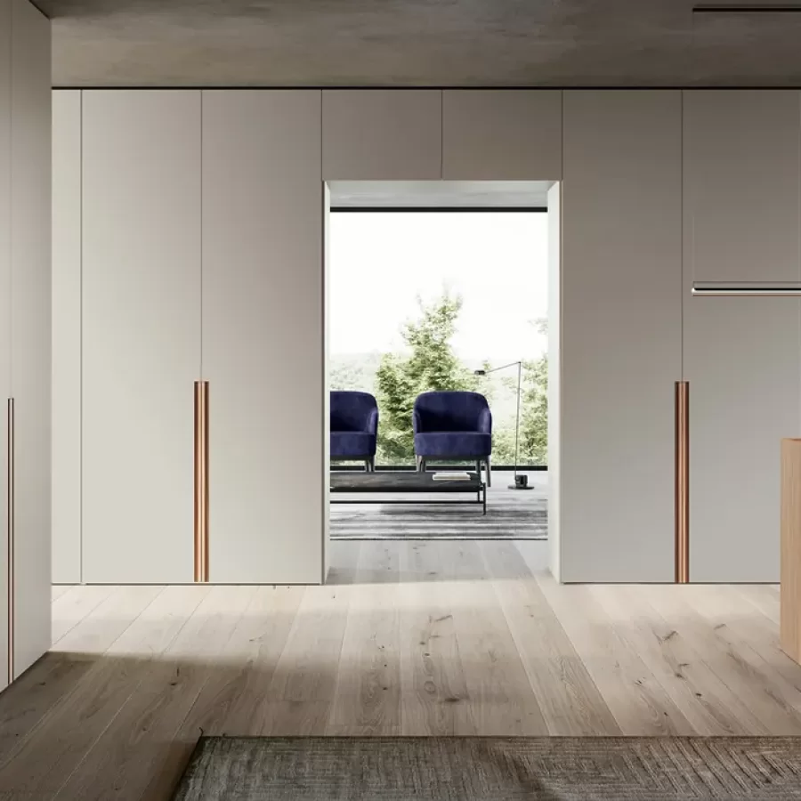 Green Wardrobe by Dall'Agnese, for luxury bedroom furniture sets