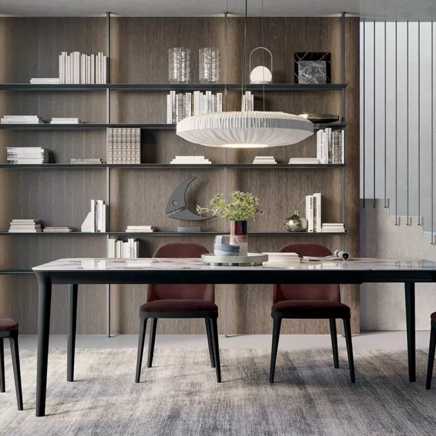 Joelle Dining Chair by Dall'Agnese, upholstered dining chair, 49 cm wide