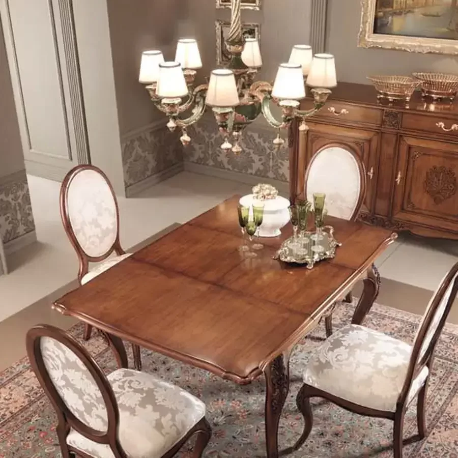 Gran Guardia Dining Table 2004 by Francesco Pasi, dining table set, 110 to 160 cm wide