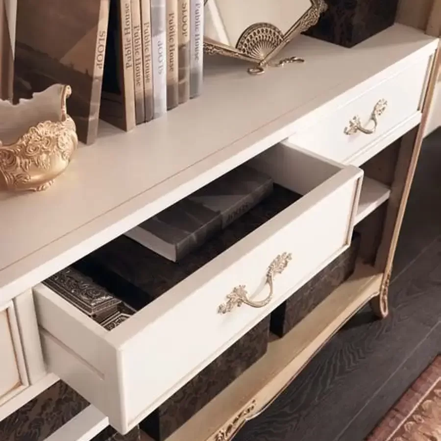 Gran Guardia Bookcase 2040 by Francesco Pasi, luxury bookcase, 195 cm wide
