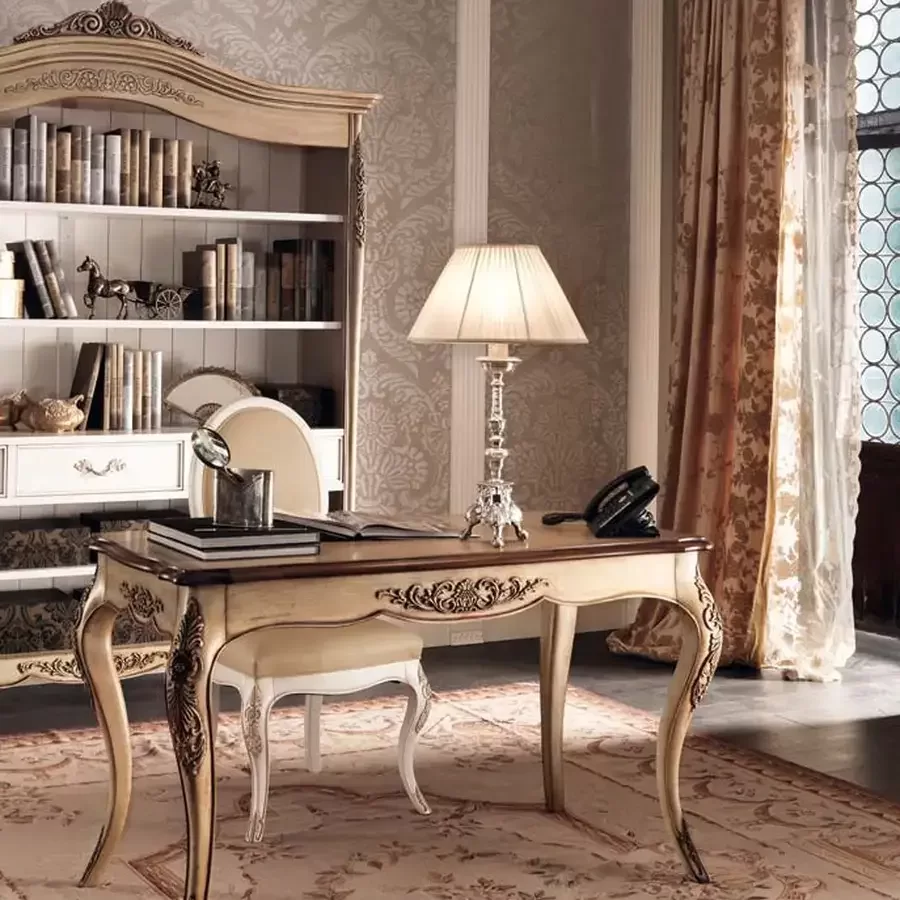 Gran Guardia Desk 2041 by Francesco Pasi, luxury desk, 135 cm wide