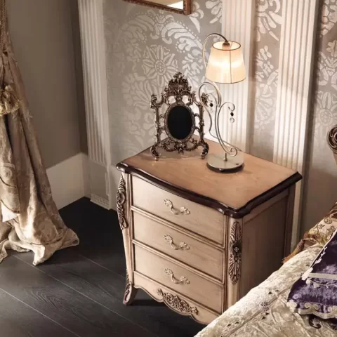Nightstand, Gran Guardia Nightstand 2051 by Francesco Pasi, Italian bedroom furniture