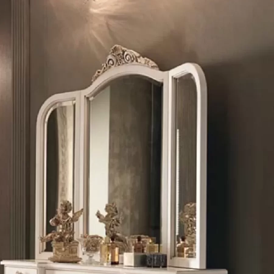 Gran Guardia Dressing Table with mirror and three drawers, Francesco Pasi
