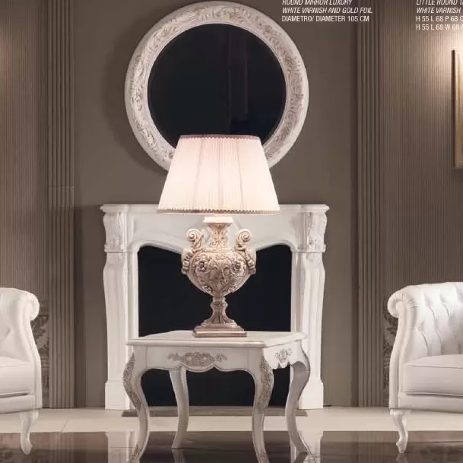 Gran Guardia Square Side Table by Francesco Pasi, carved side table for a coffee table set