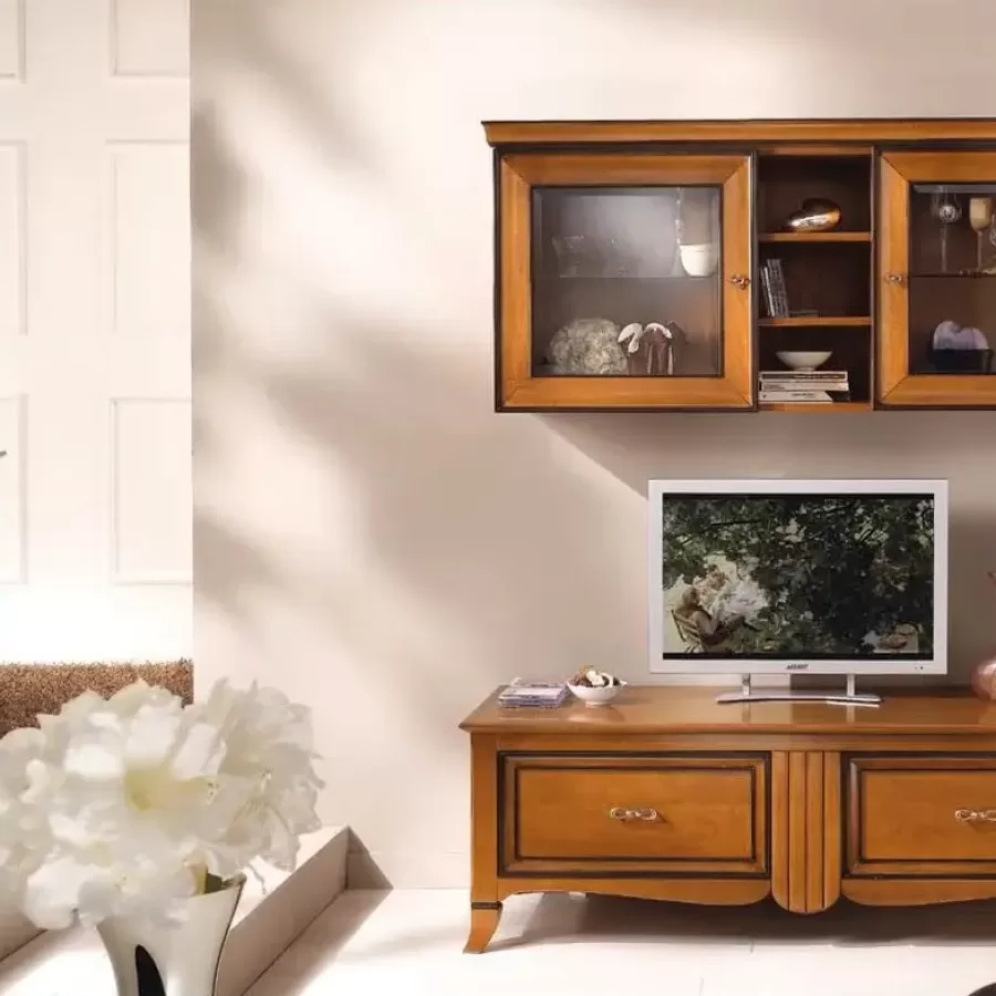 New Deco TV Stand with Shelf by Francesco Pasi, TV console, 160 cm wide