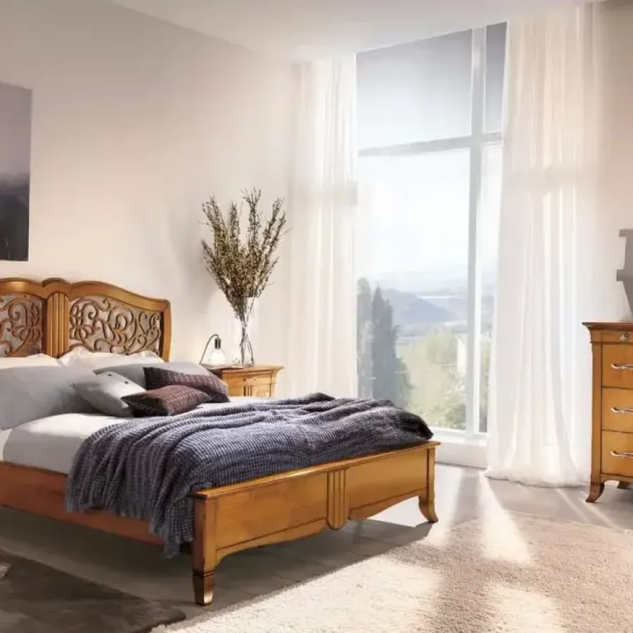 New Deco Nightstand, Natural Facade by Francesco Pasi, bedside table, 62 cm wide