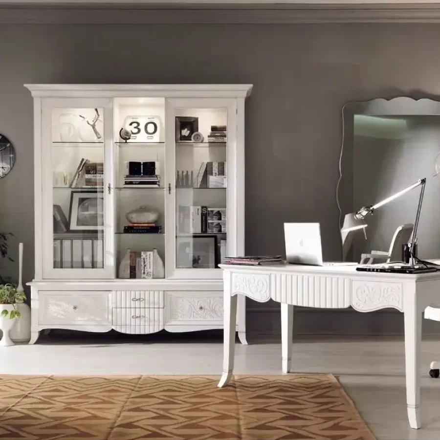 New Deco Bookcase, Base and Riser by Francesco Pasi, luxury bookshelf, 191 cm wide