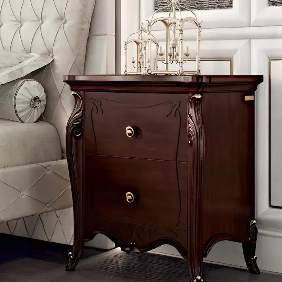 Opera Nightstand 3055 by Francesco Pasi, bedside table, made to order in Italy, 62 cm wide