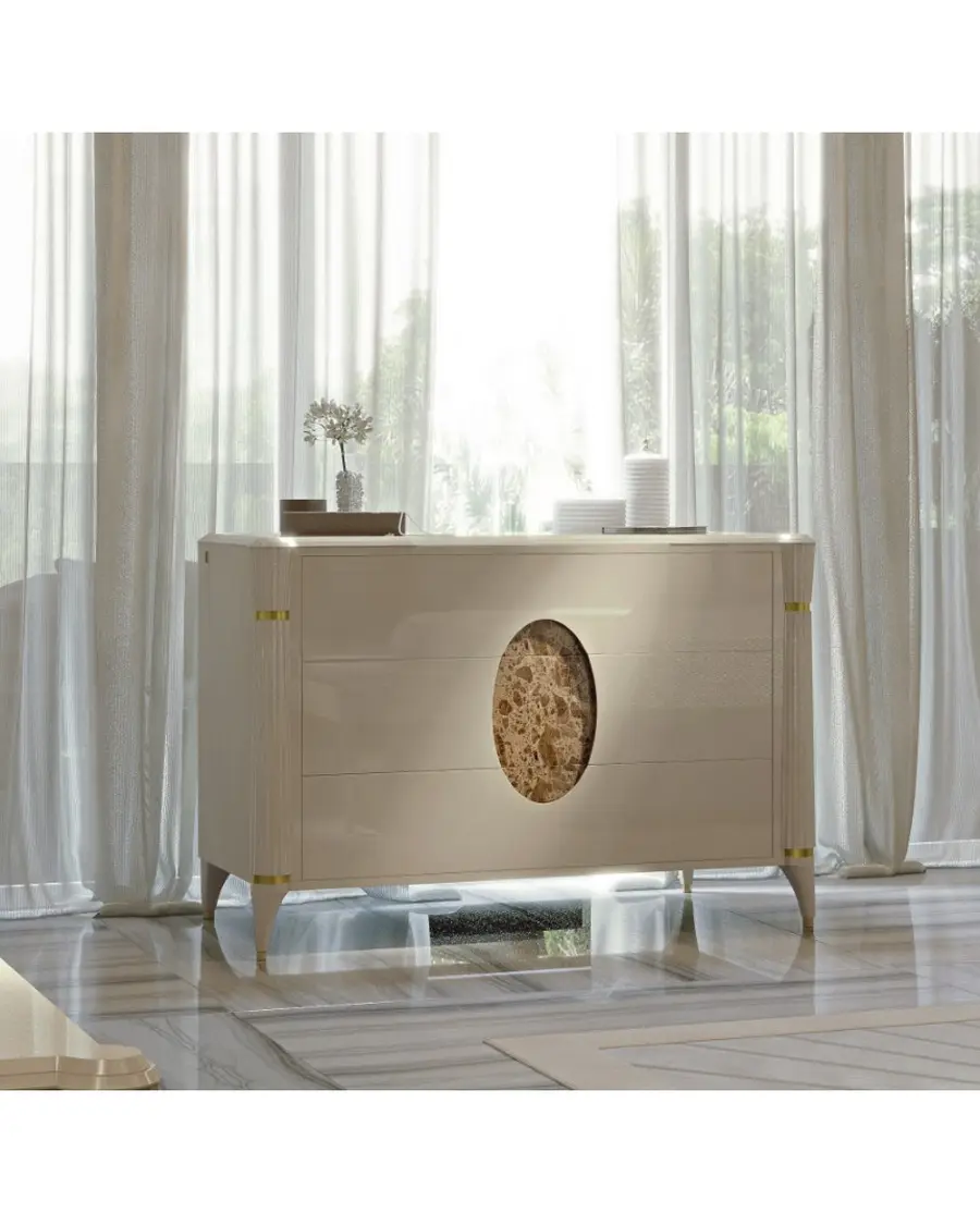 Ellipse Chest of Drawers by Francesco Pasi, Italian furniture manufacturer for the bedroom