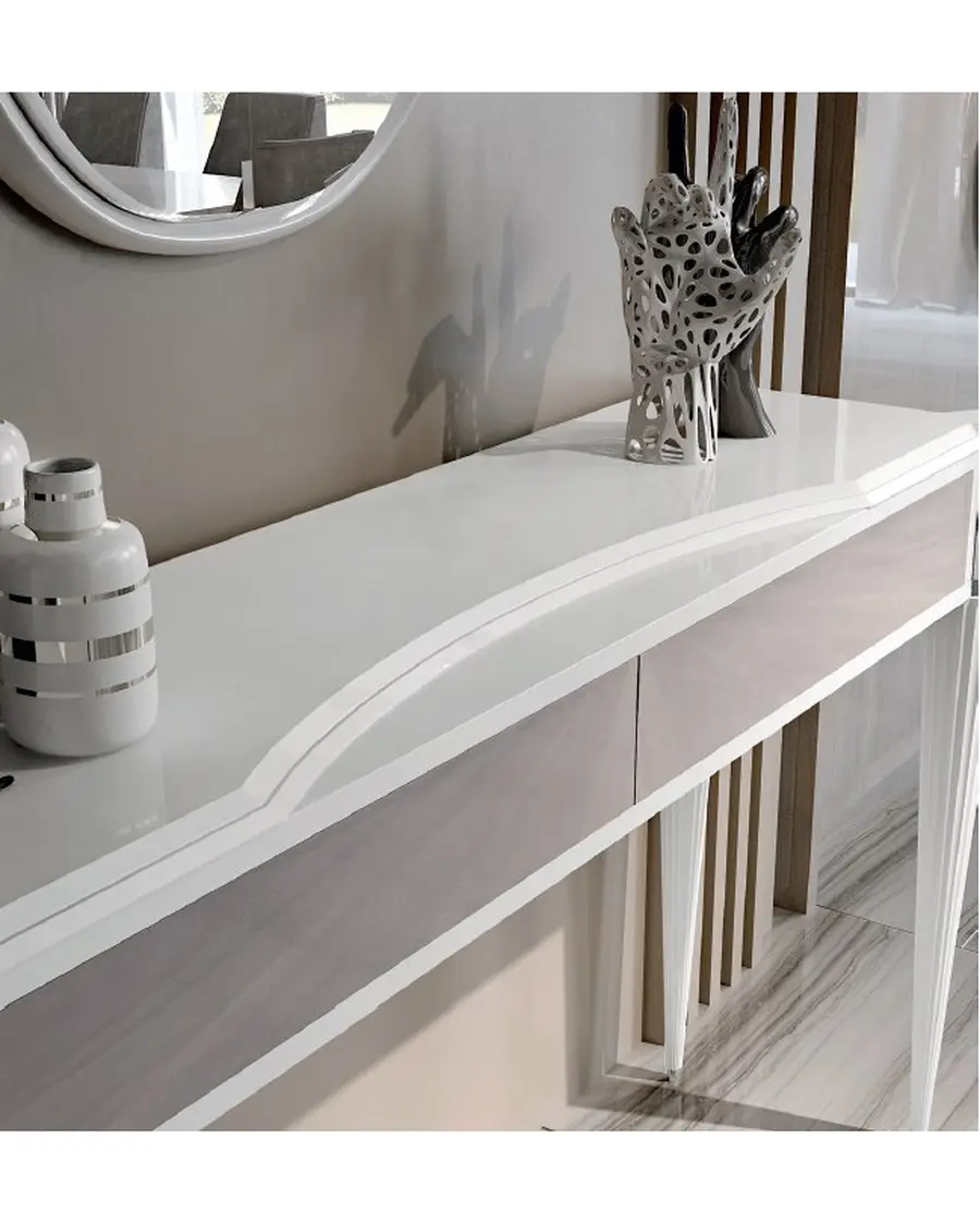 Ellipse Console with Two Drawers by Francesco Pasi, Italian furniture manufacturer for the living room